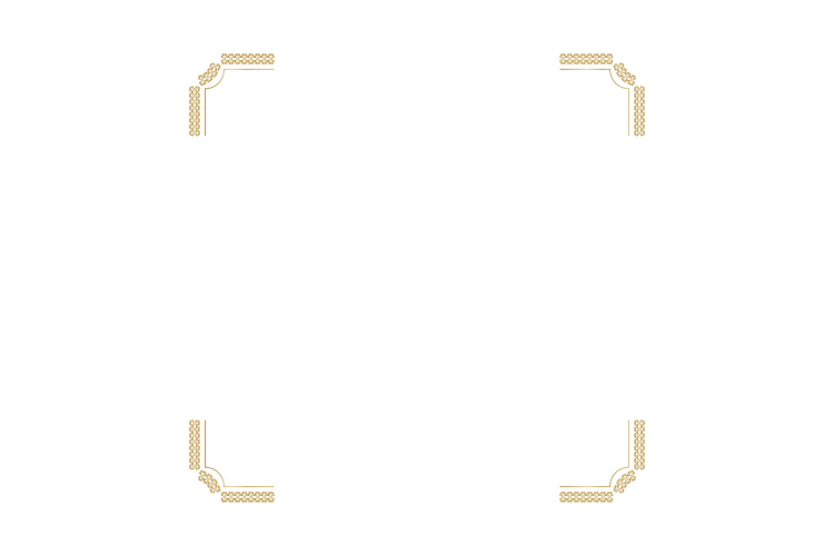 Luxury gold vintage pattern divide floral element design