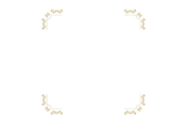 Luxury gold vintage pattern divide floral element vector