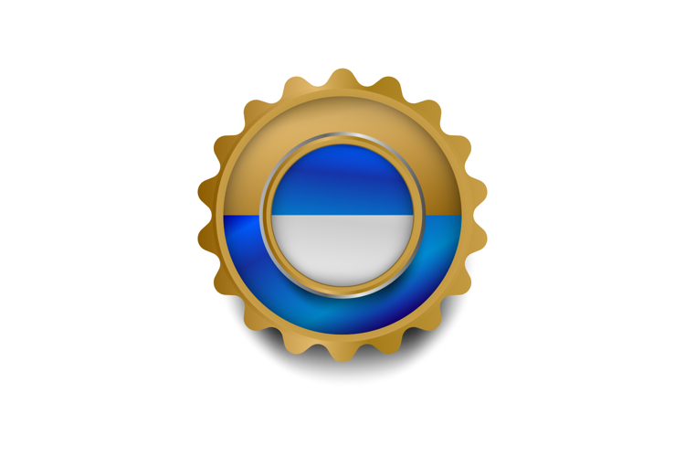 Luxury retro blank shape badge and label template graphic