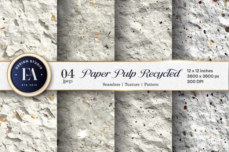 Recycled Paper Texture Eco Background Digital Paper