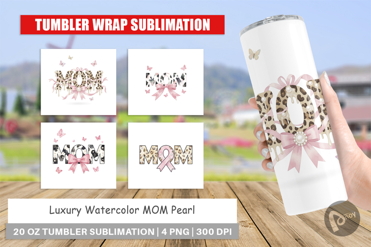 Luxury MOM Pearl Tumbler