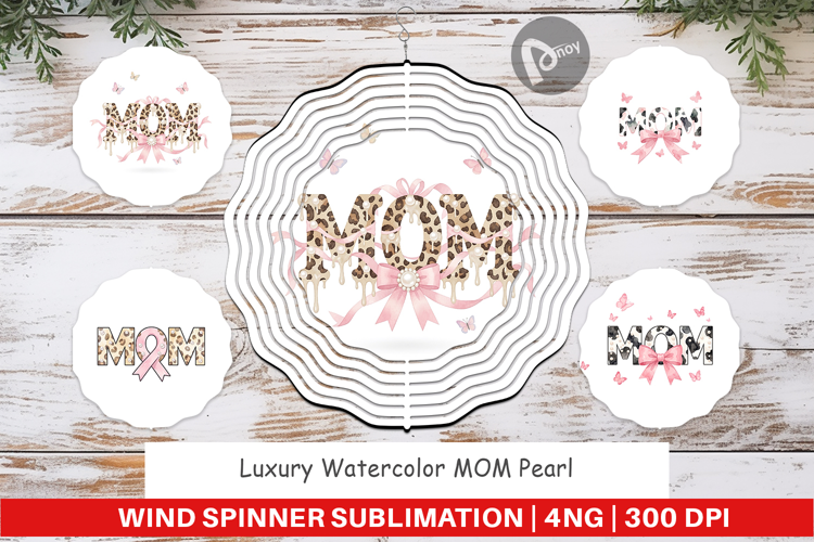 Luxury MOM Pearl Wind Spinner