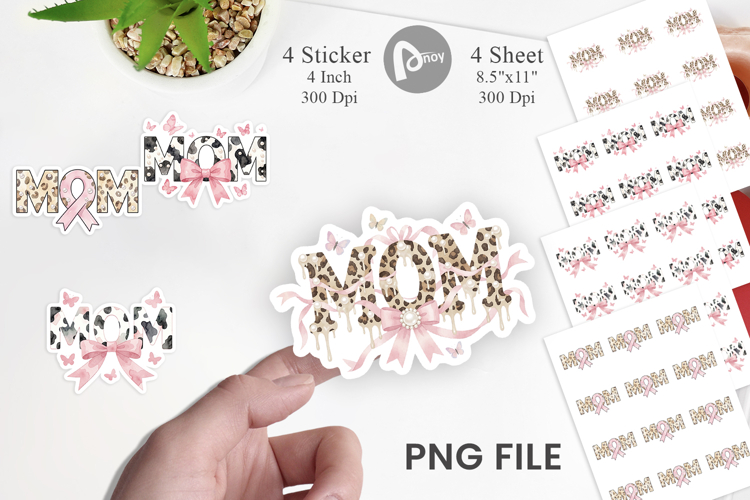 Luxury MOM Pearl Sticker