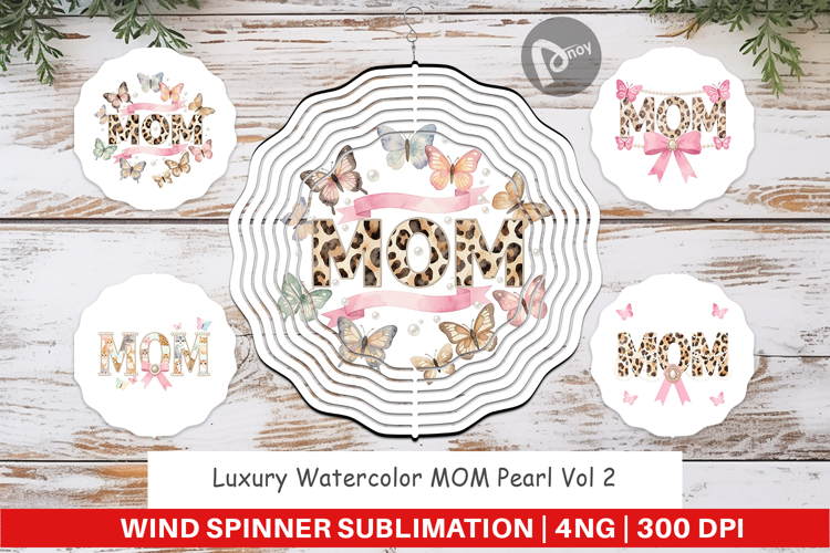Luxury MOM Pearl Wind Spinner