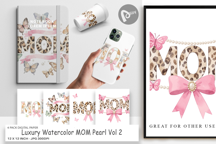 Luxury MOM Pearl Digital Paper