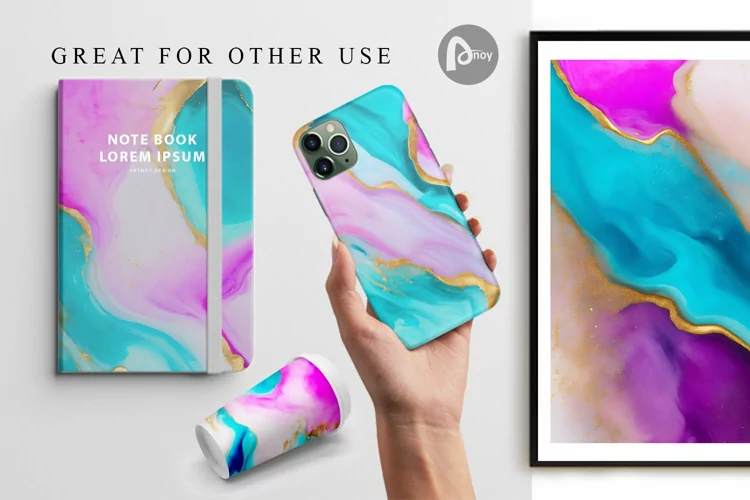 Luxury Watercolor With Gold | Digital Paper