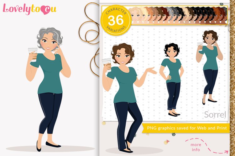 Woman Clipart Image 6