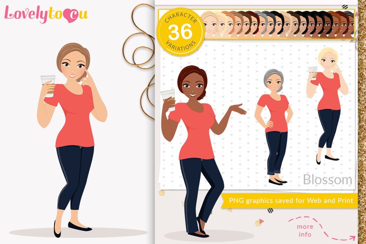 Woman Clipart Image 7