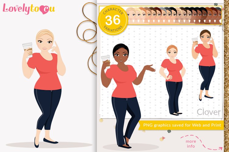 Woman Clipart Image 2