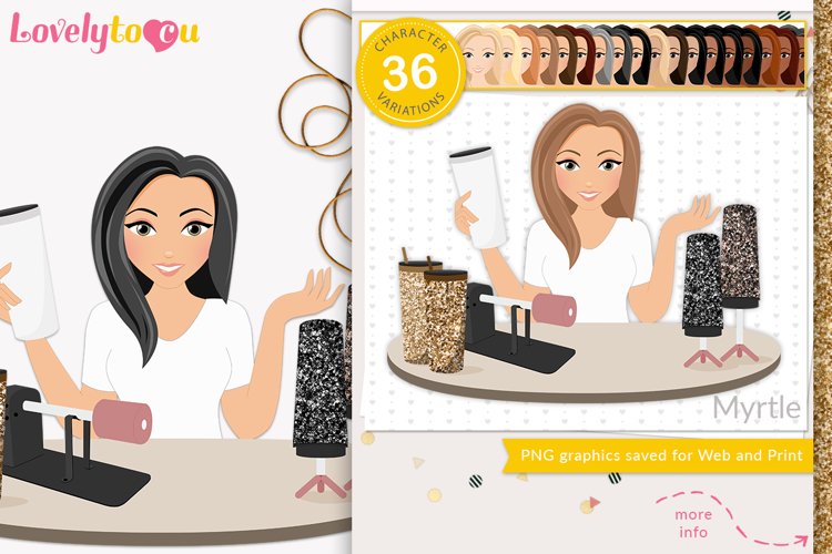 Crafter Clipart Image 21