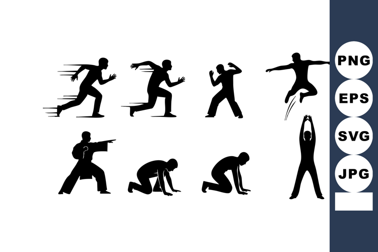 Running Silhouette Image 16