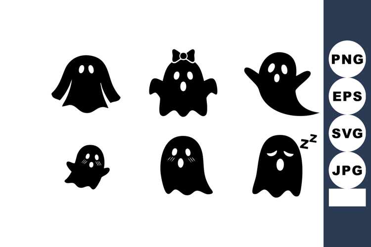 Cute Ghost Silhouette Image 20
