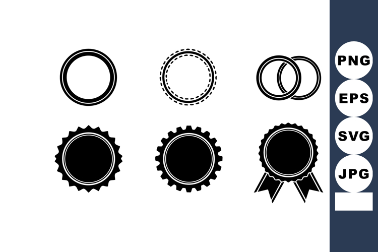 Badge Clipart Image 16