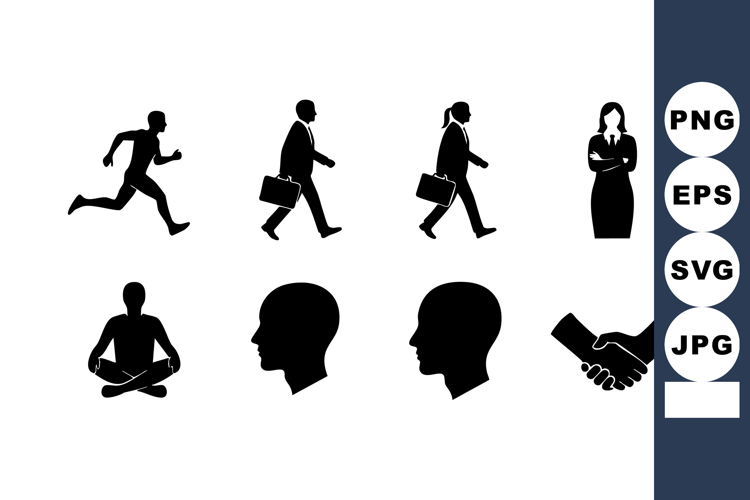 Handshake Silhouette Image 6