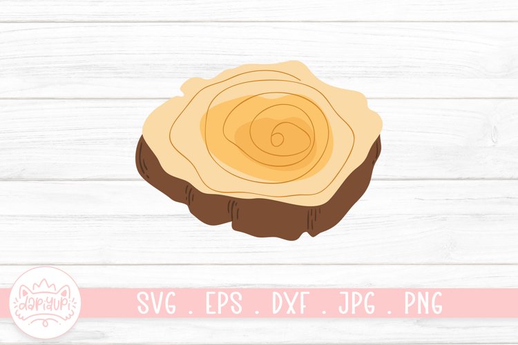 Wood Slice Clipart Design