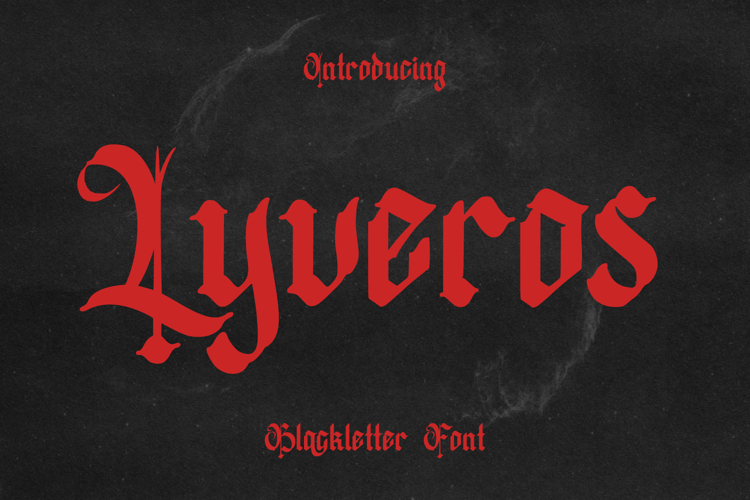 Lyveros - Blackletter Font