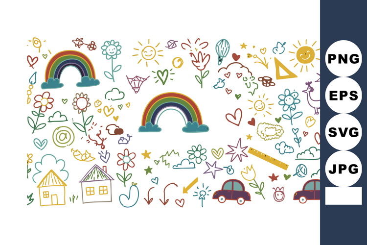 Rainbow And Rain Clipart Image 2