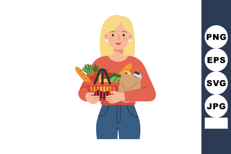 Grocery Bag Clipart Image 22