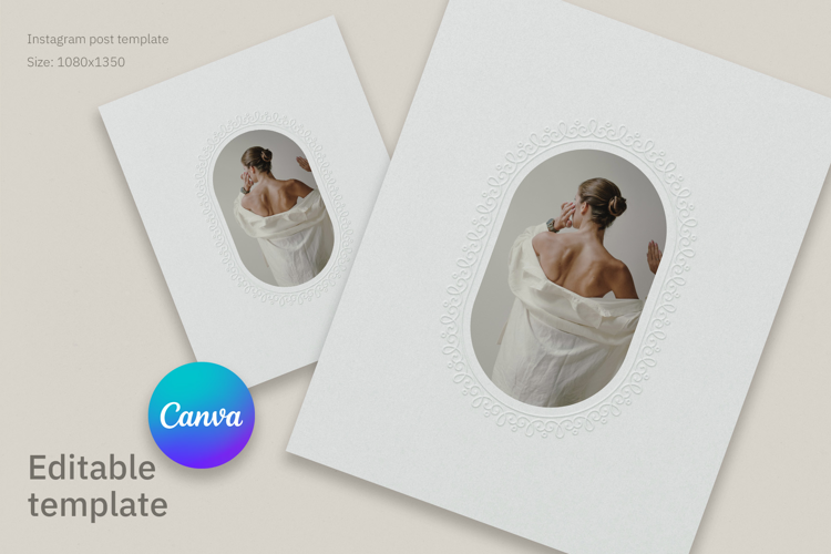 Minimalist Aesthetic Emboss Photo Frame