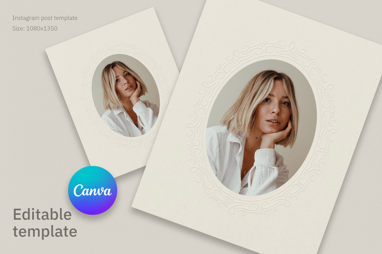 Minimalist Paper Emboss Photo Frame