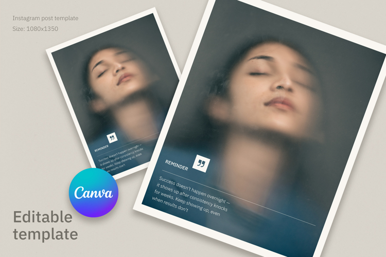 Aesthetic Instagram Post Canva Template