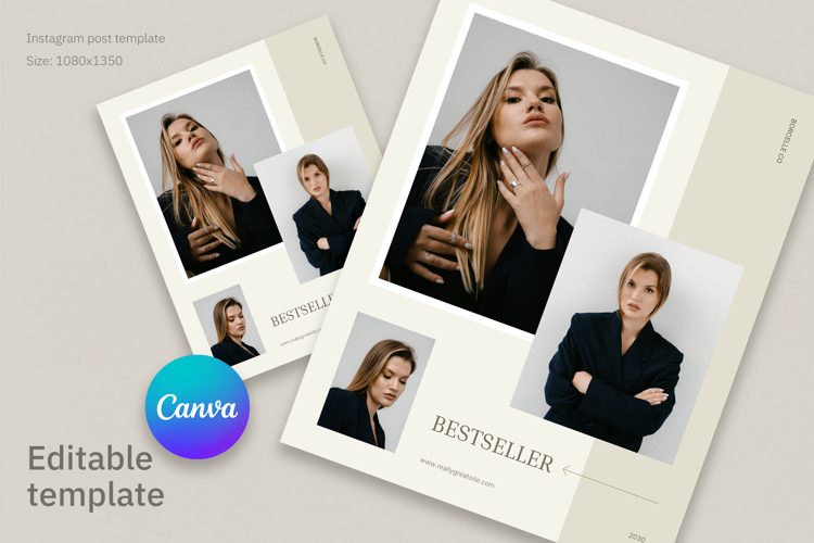 Aesthetic Collage Instagram Post Canva Template