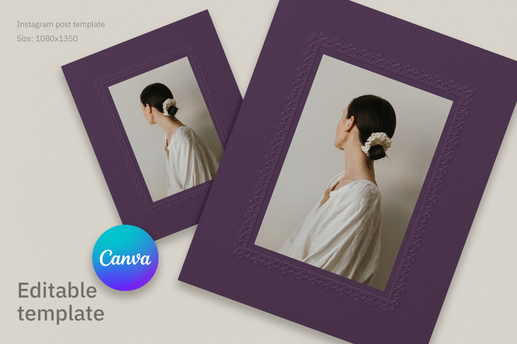 Elegant Ornate Embossed Photo Frame