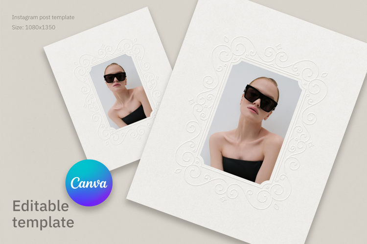 Minimalist Paper Emboss Photo Frame