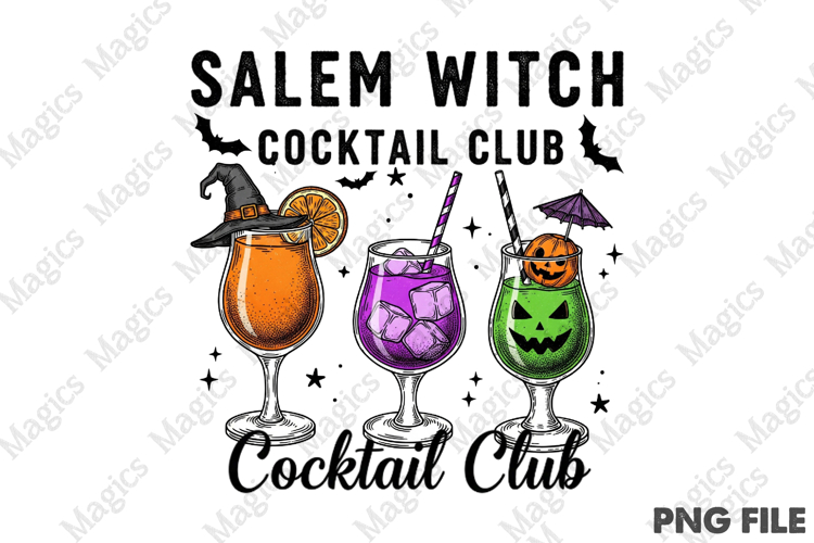 Halloween Salem Witch Cocktail Club example image 1