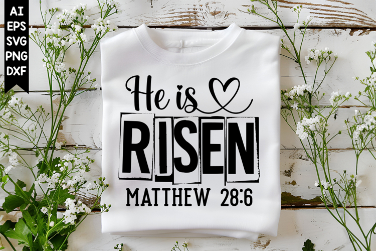 He is Risen Matthew Svg, Christian Svg Designs