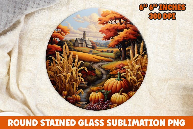 Halloween Round Sublimation| Sublimation | Pumpkin | Fall