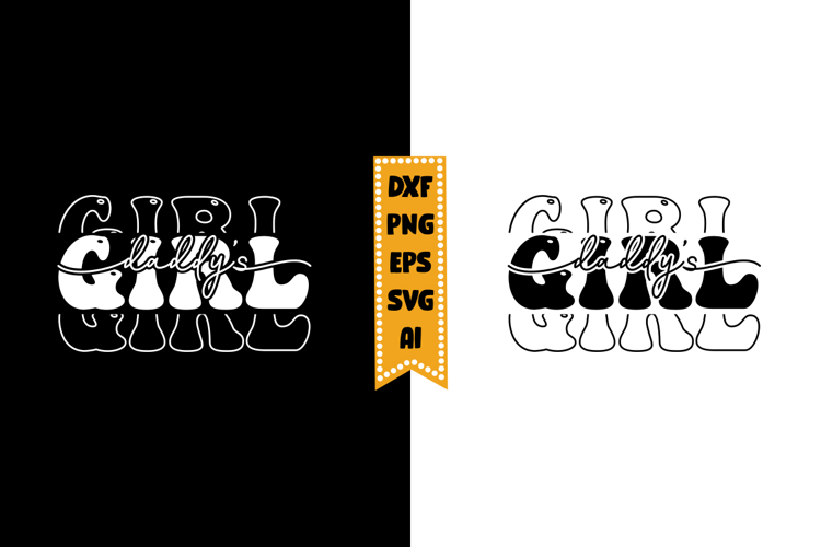 Daddys Girl Svg, Funny Baby Svg Designs