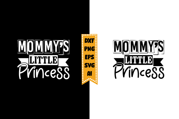 Mommys Little Princess Svg, Funny Baby Svg Designs