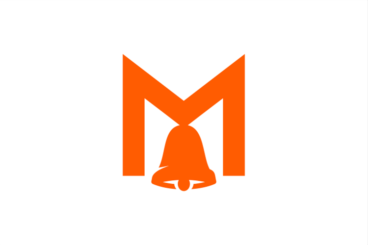 M Bell Or M lonceng Logo Design