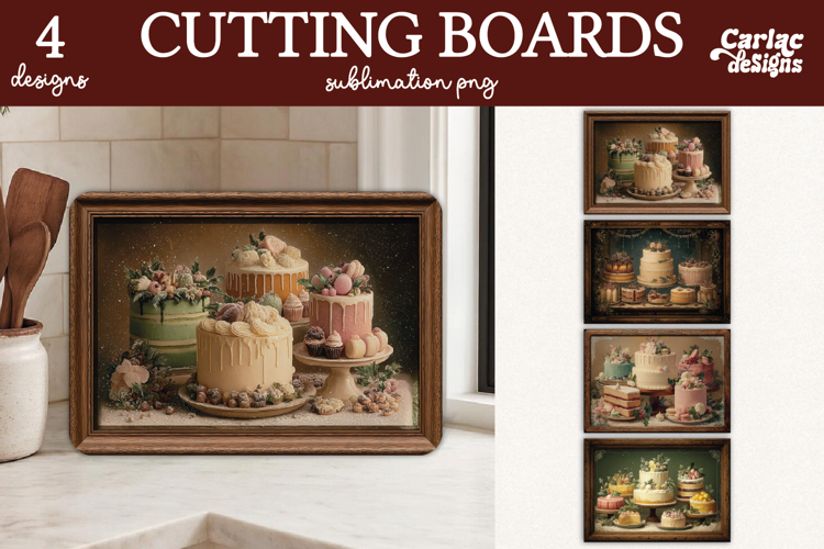 Christmas Cutting Board Sublimation Desins
