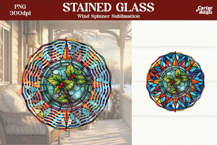 Wind Spinner Sublimation | Christmas Wind Spinner
