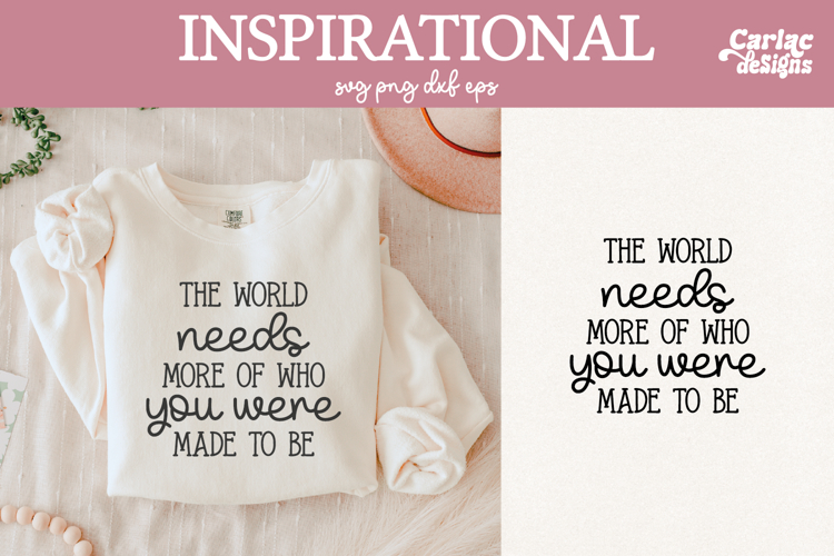 Inspirational Sublimation and Cut File