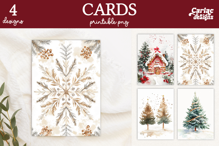 Christmas Cards, Merry Christmas Printable Cards
