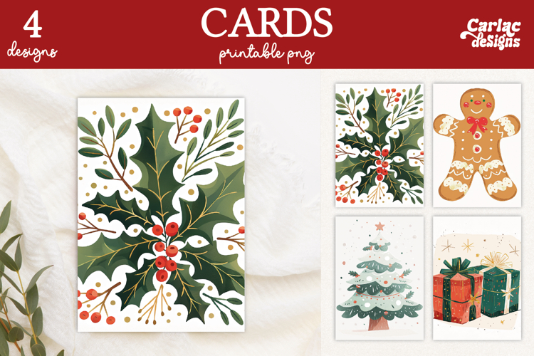 Christmas Cards, Merry Christmas Printable Cards