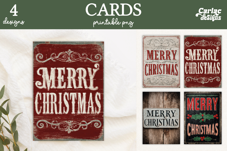 Christmas Cards, Merry Christmas Printable Cards
