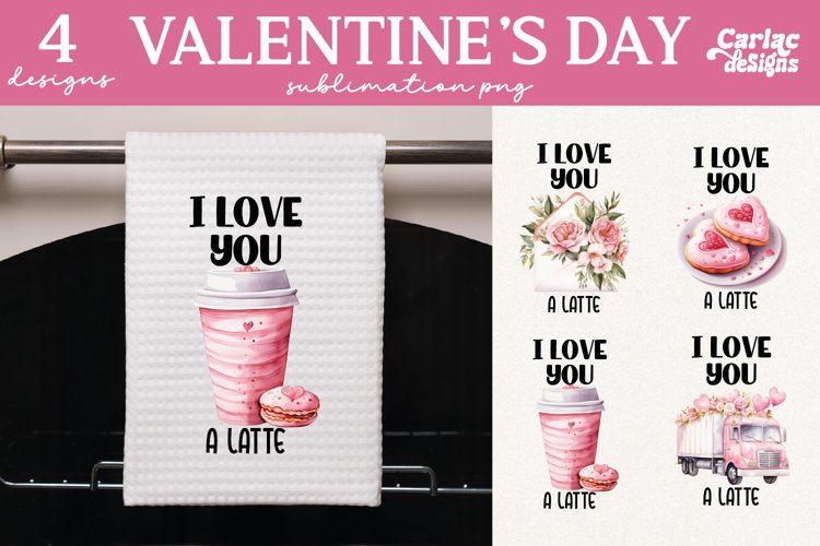 Kitchen Towel Sublimation, Valetines Day Sublimation