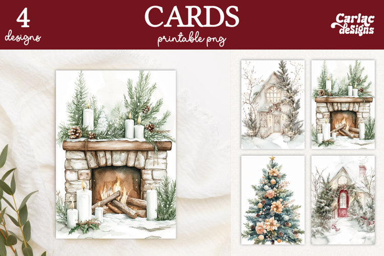 Christmas Cards, Merry Christmas Printable Cards