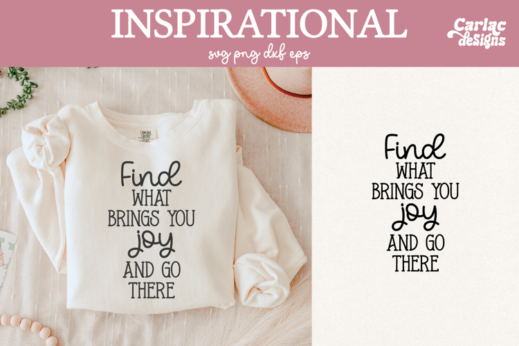 Inspirational Sublimation and Cut File