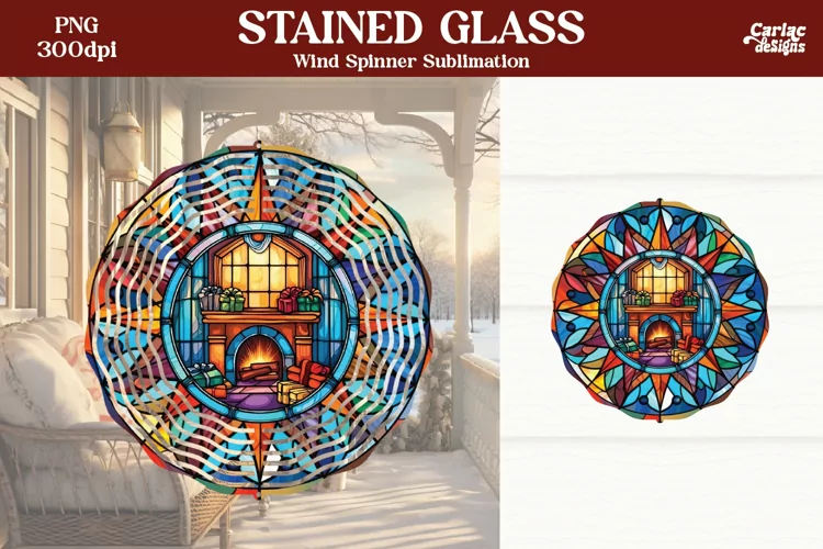 Wind Spinner Sublimation | Christmas Wind Spinner