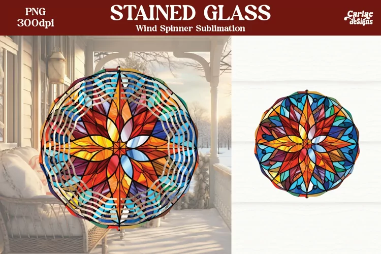 Wind Spinner Sublimation | Christmas Wind Spinner