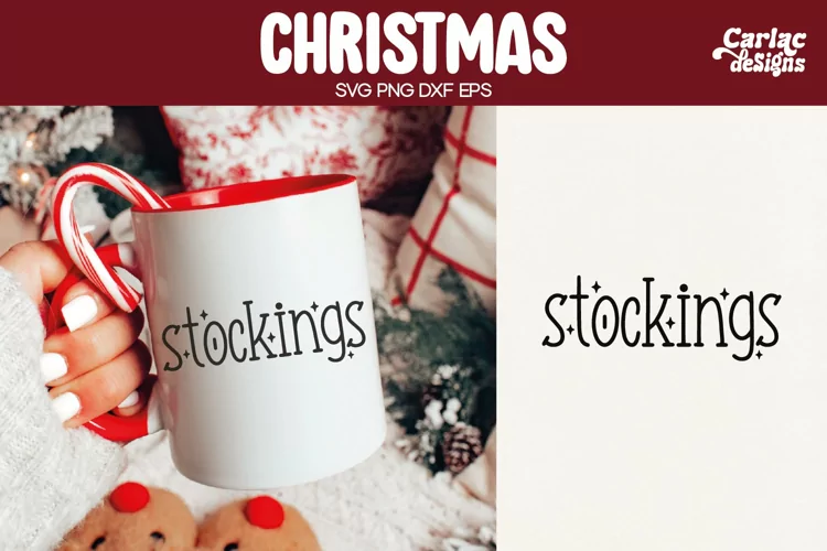 Christmas SVG, Stockings SVG