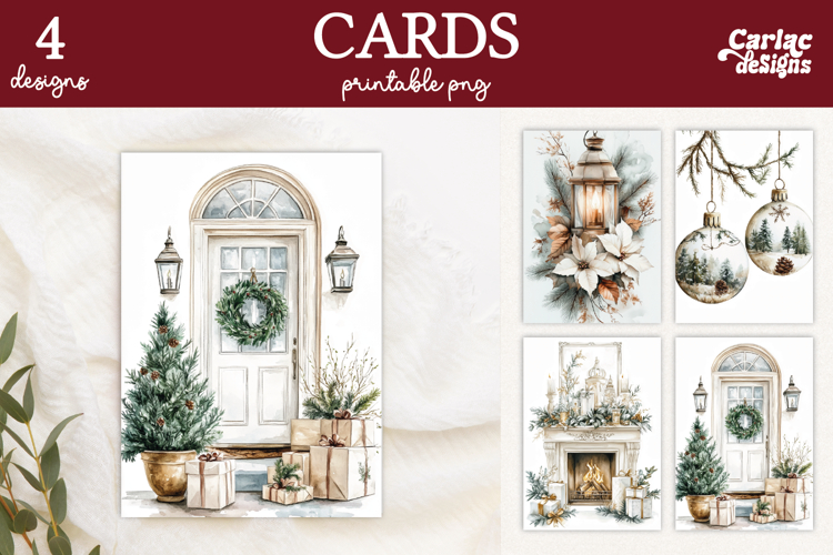 Christmas Cards, Merry Christmas Printable Cards