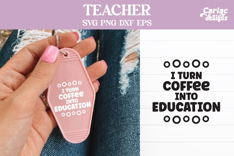 Teacher Keychain Svg Image 15