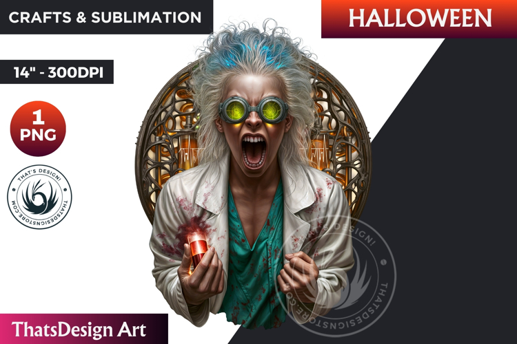 Mad Scientist Clipart Image 5