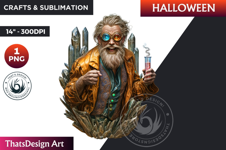Mad Scientist Clipart Image 2
